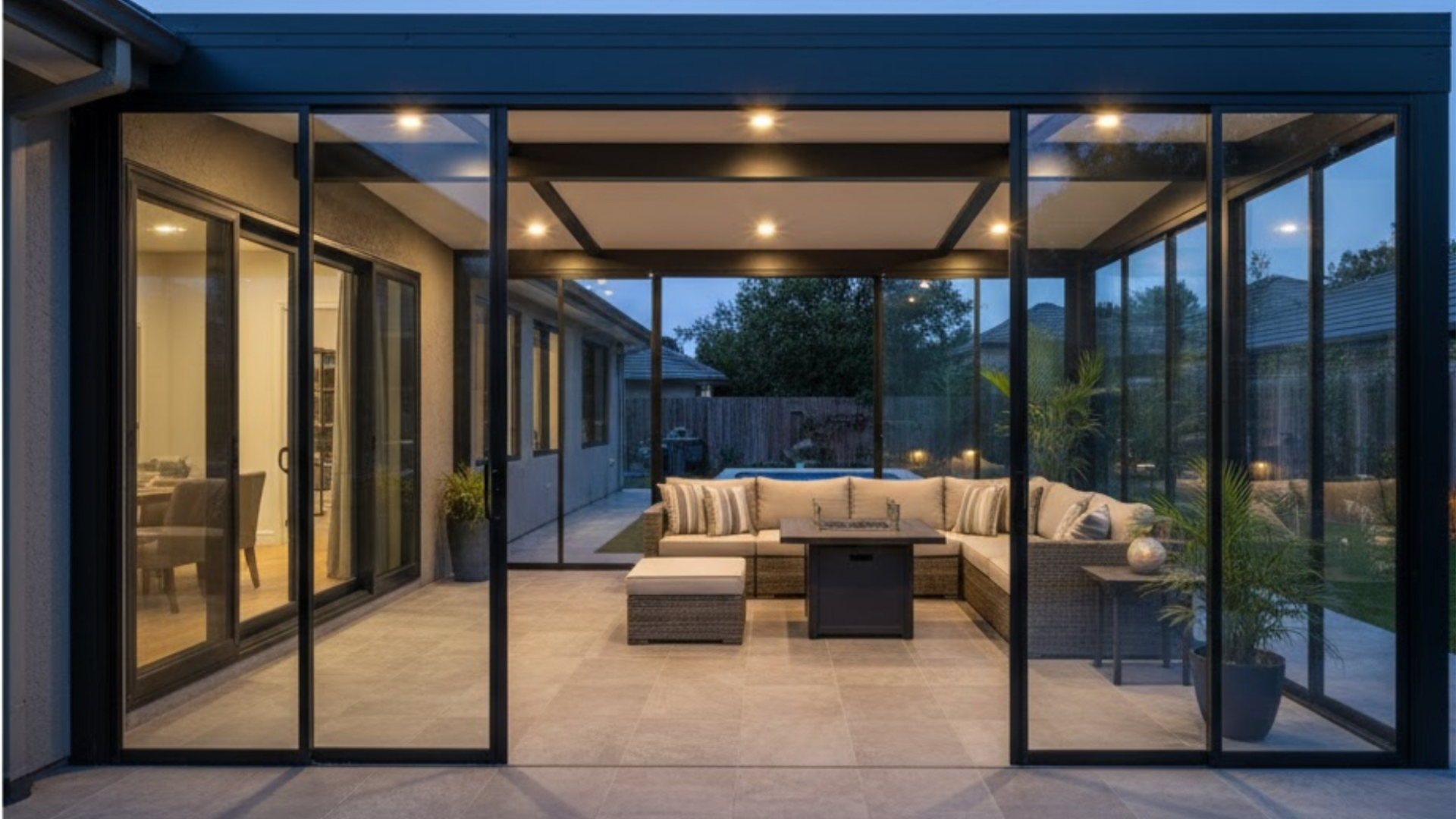 18. Build a Patio Enclosure for More Usable Space