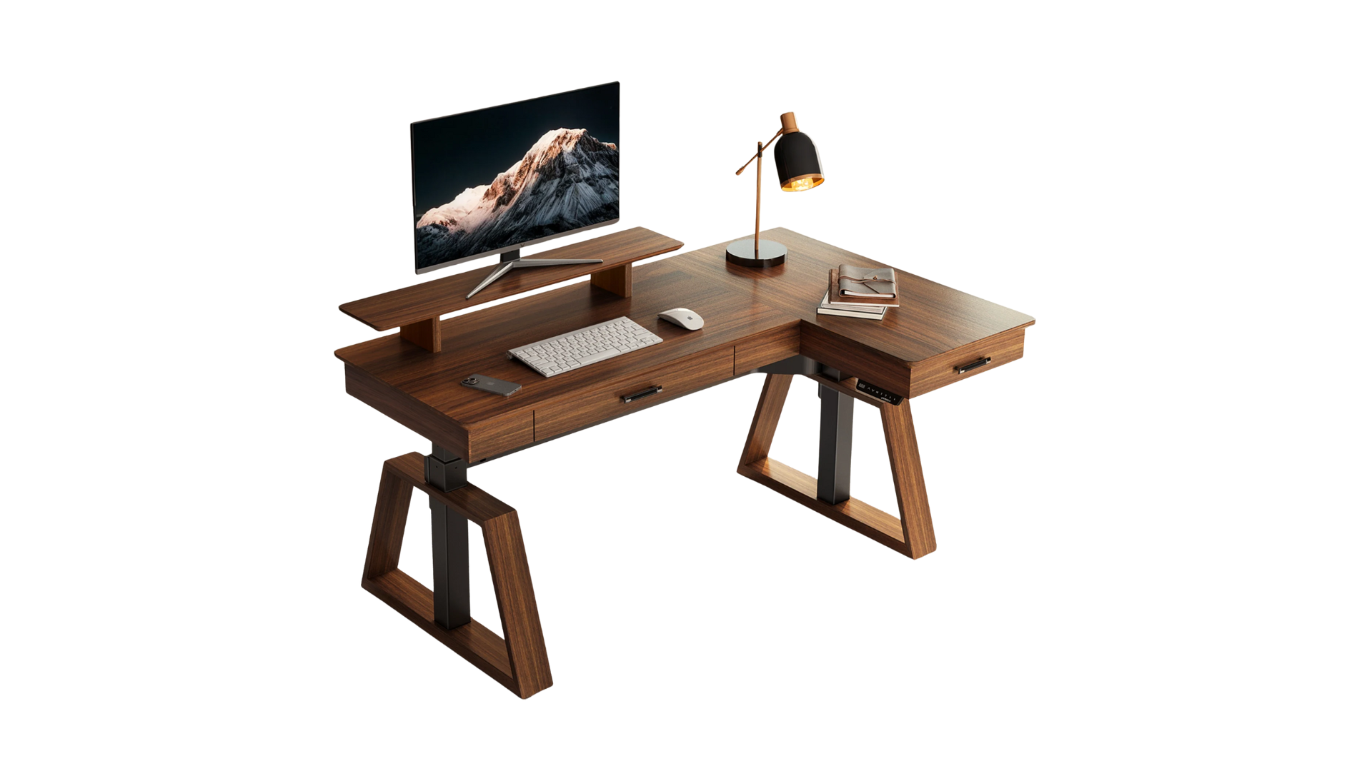 4. L-Shaped Standing Desks