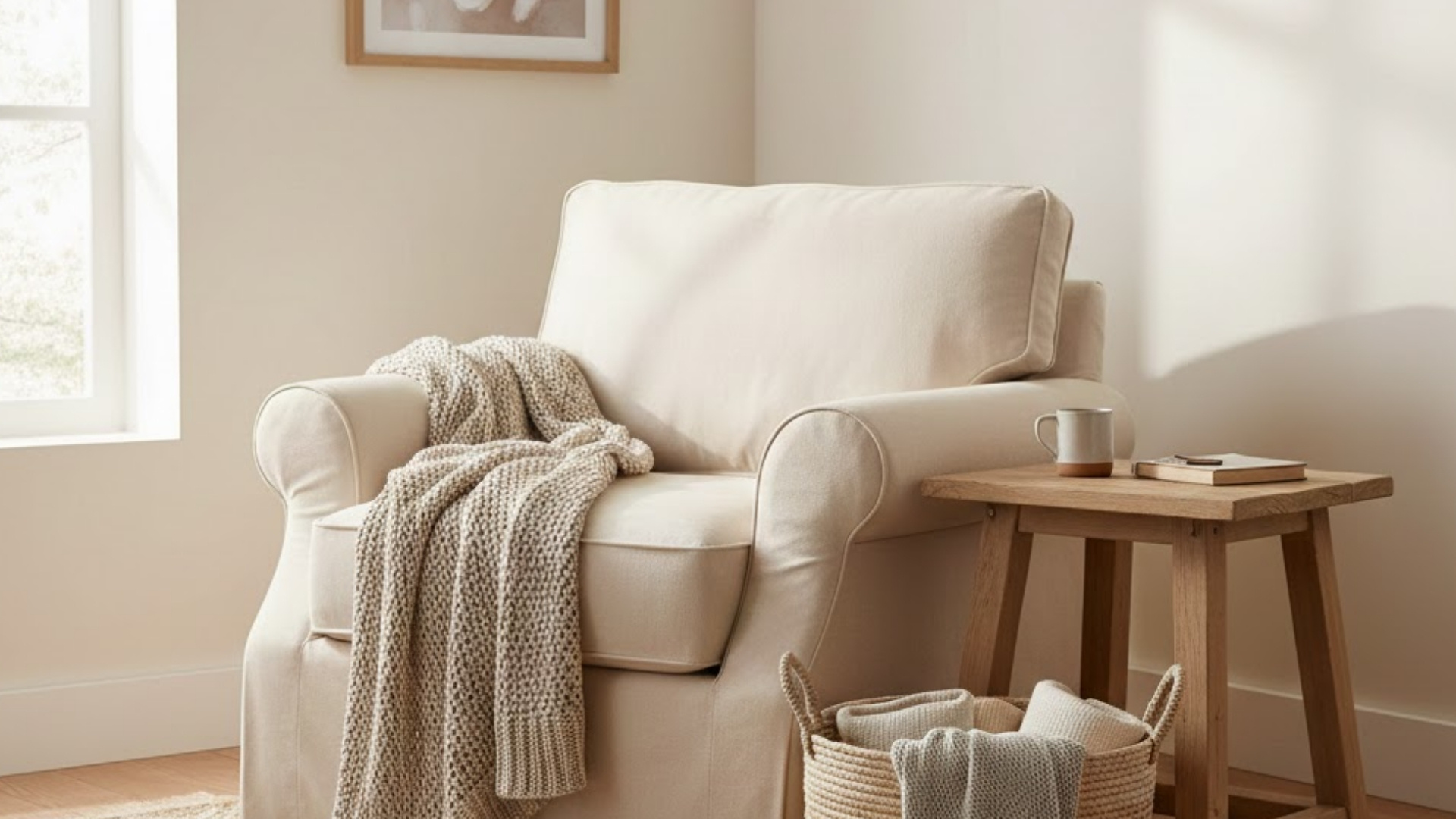 Cozy Farmhouse Living Room Corner