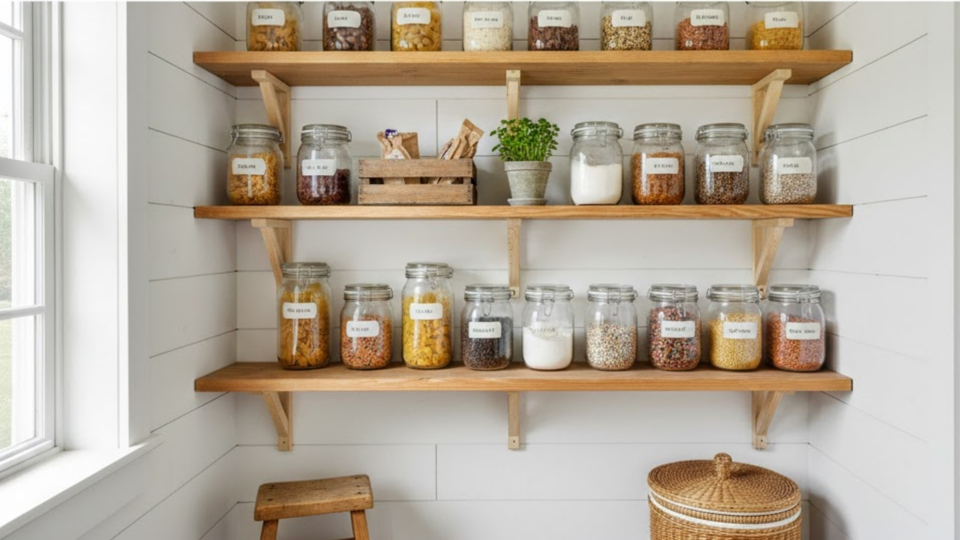 Farmhouse Pantry Storage Jars