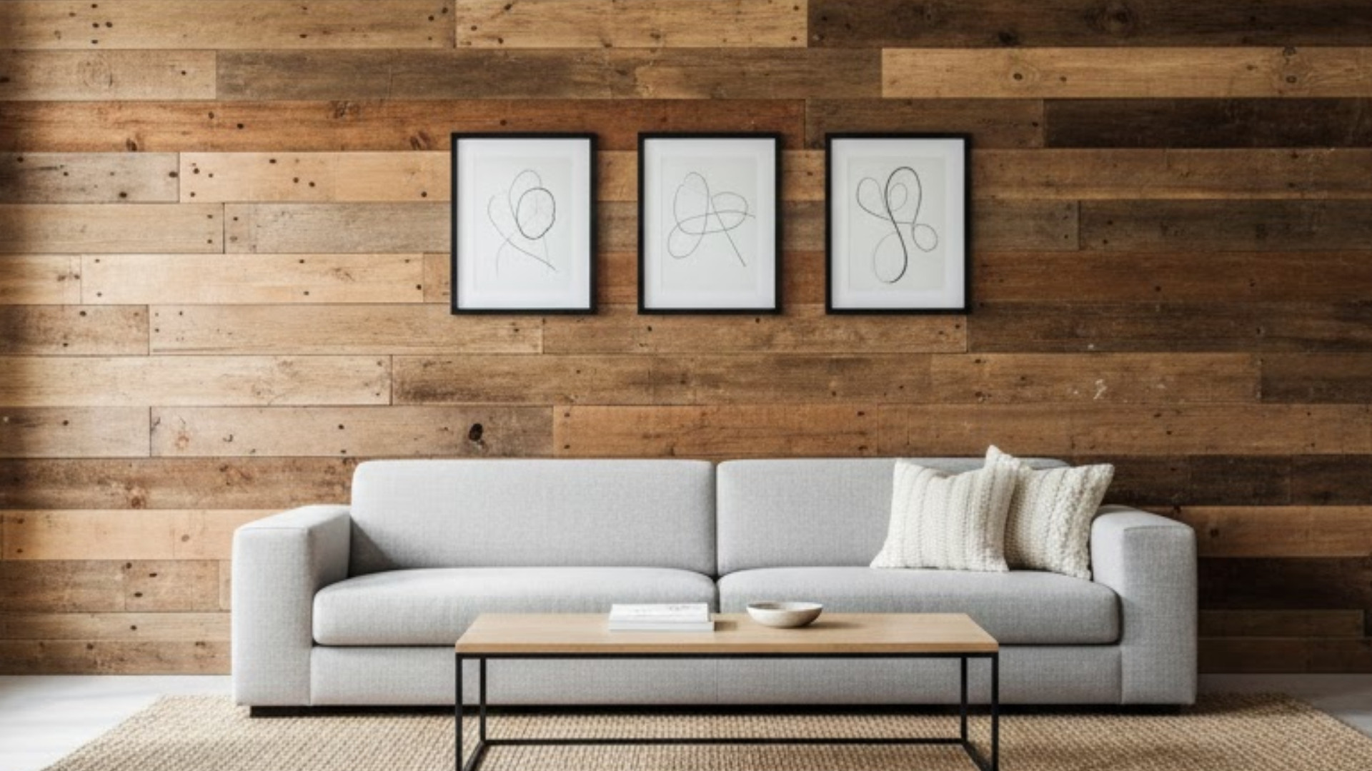 Rustic Wood Accent Wall