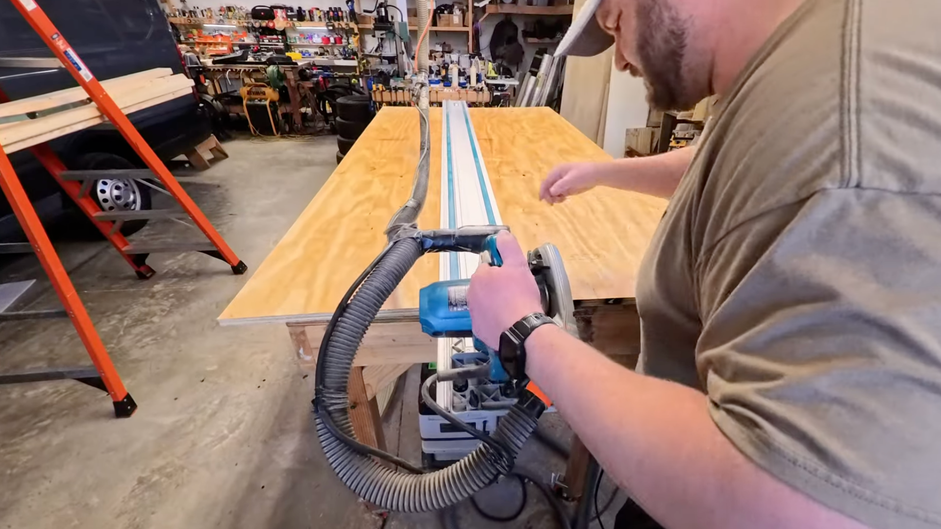 Step 1 Lay out and Cut the Plywood Top