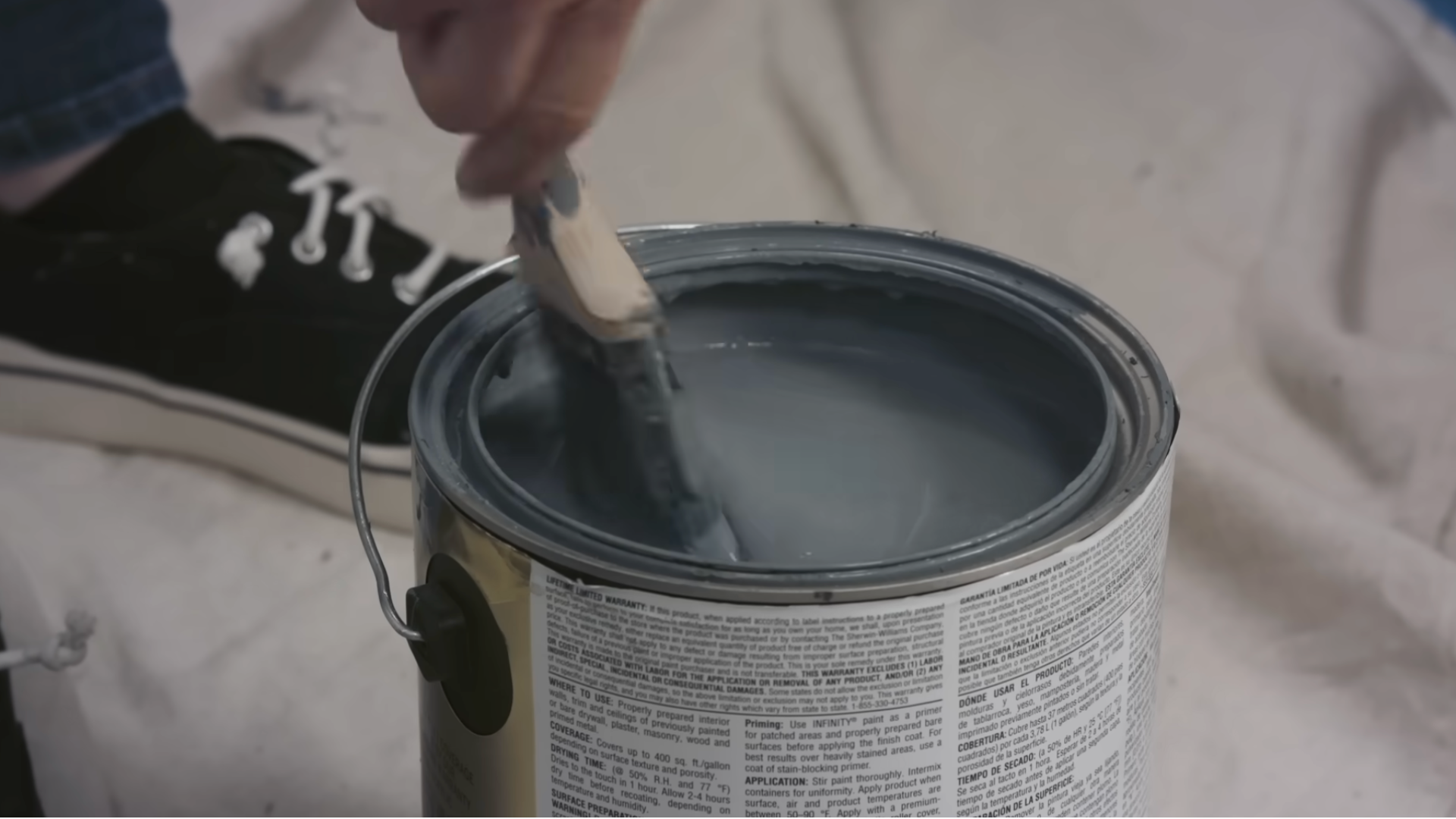 Step 6 Paint in Light Coats