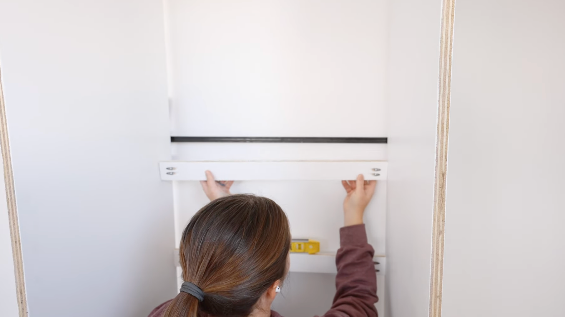 Step 6: Install Support Braces for Each Shelf