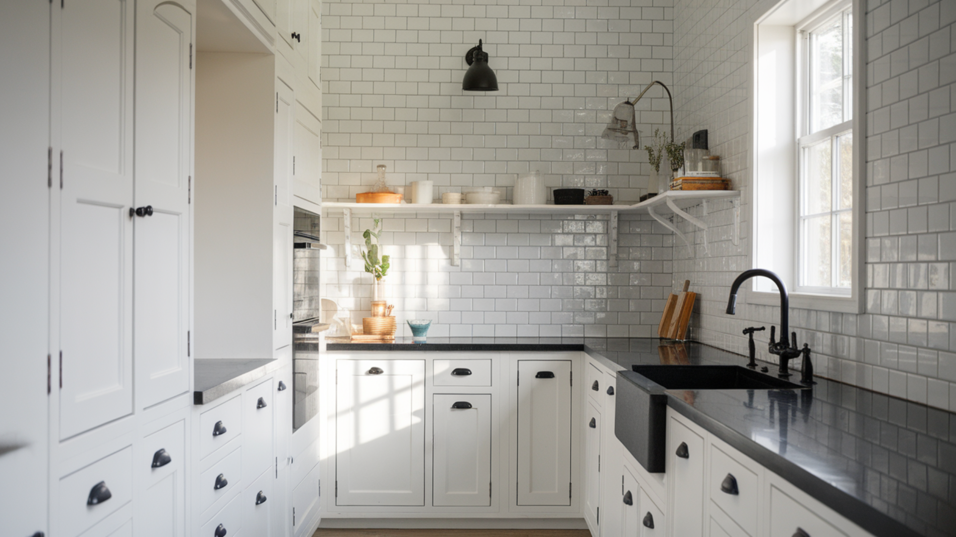 black and white modern farmhouse color scheme