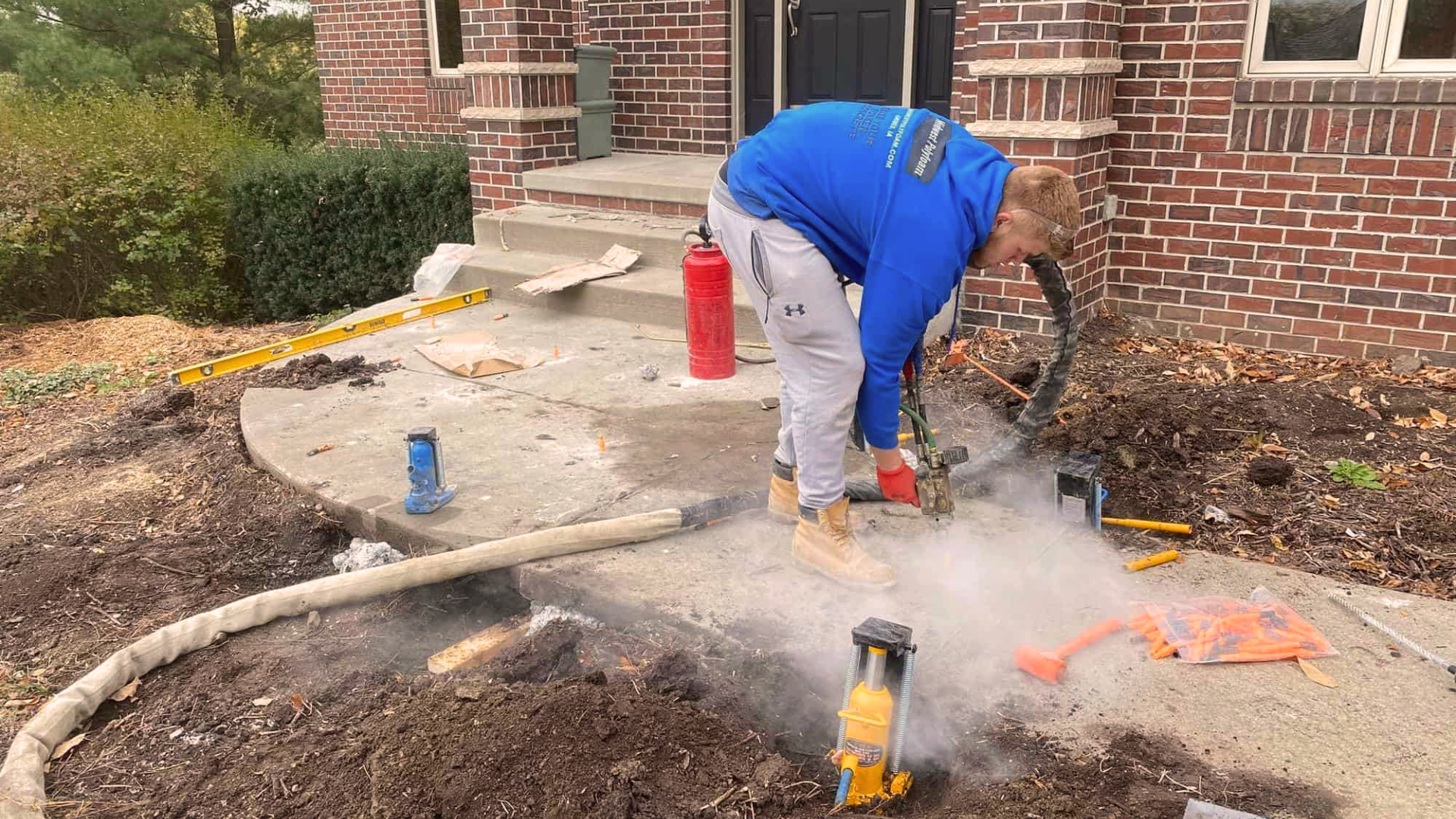 foam jacking foundation repair