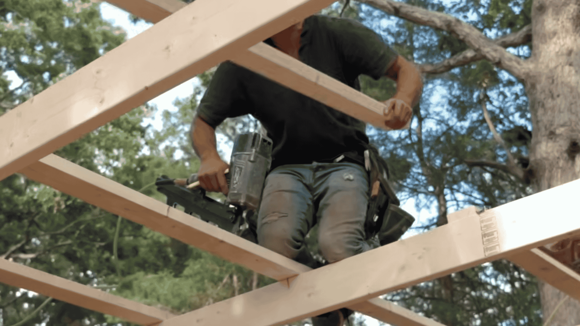 install purlins horizontal runners