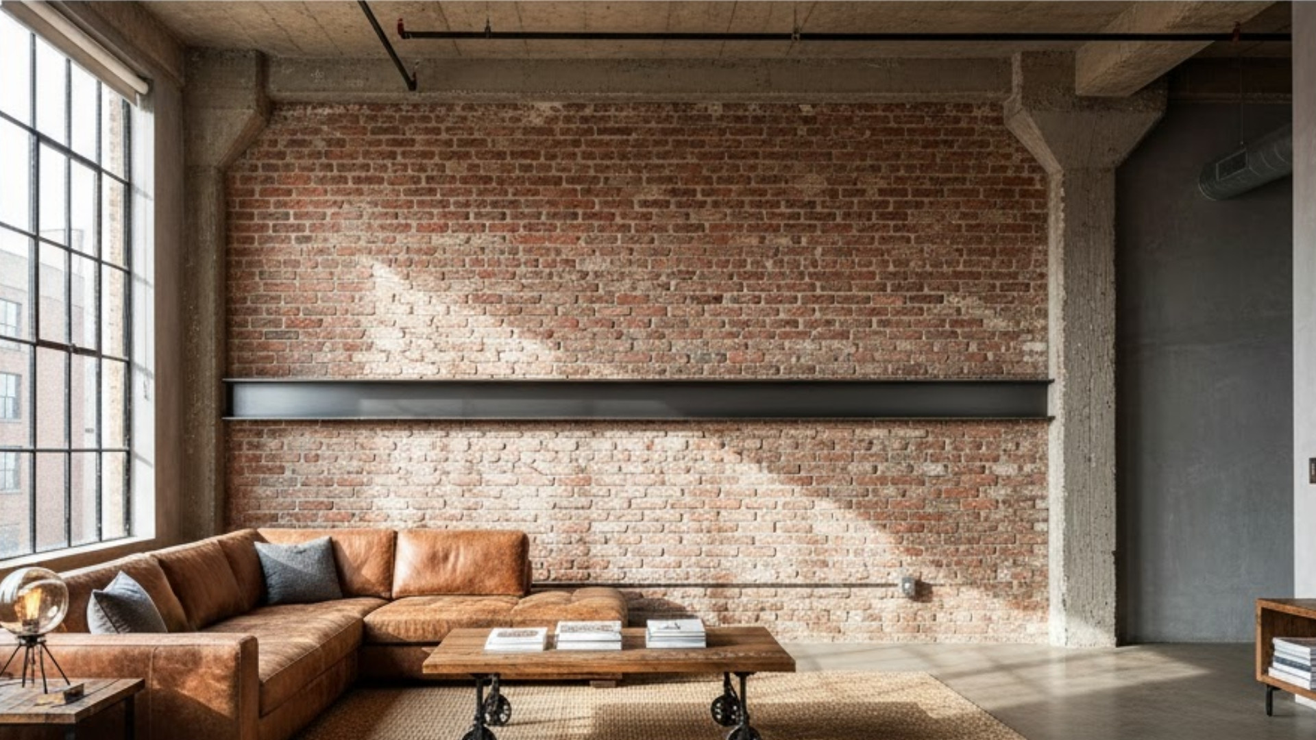 metal chair rail for modern industrial look