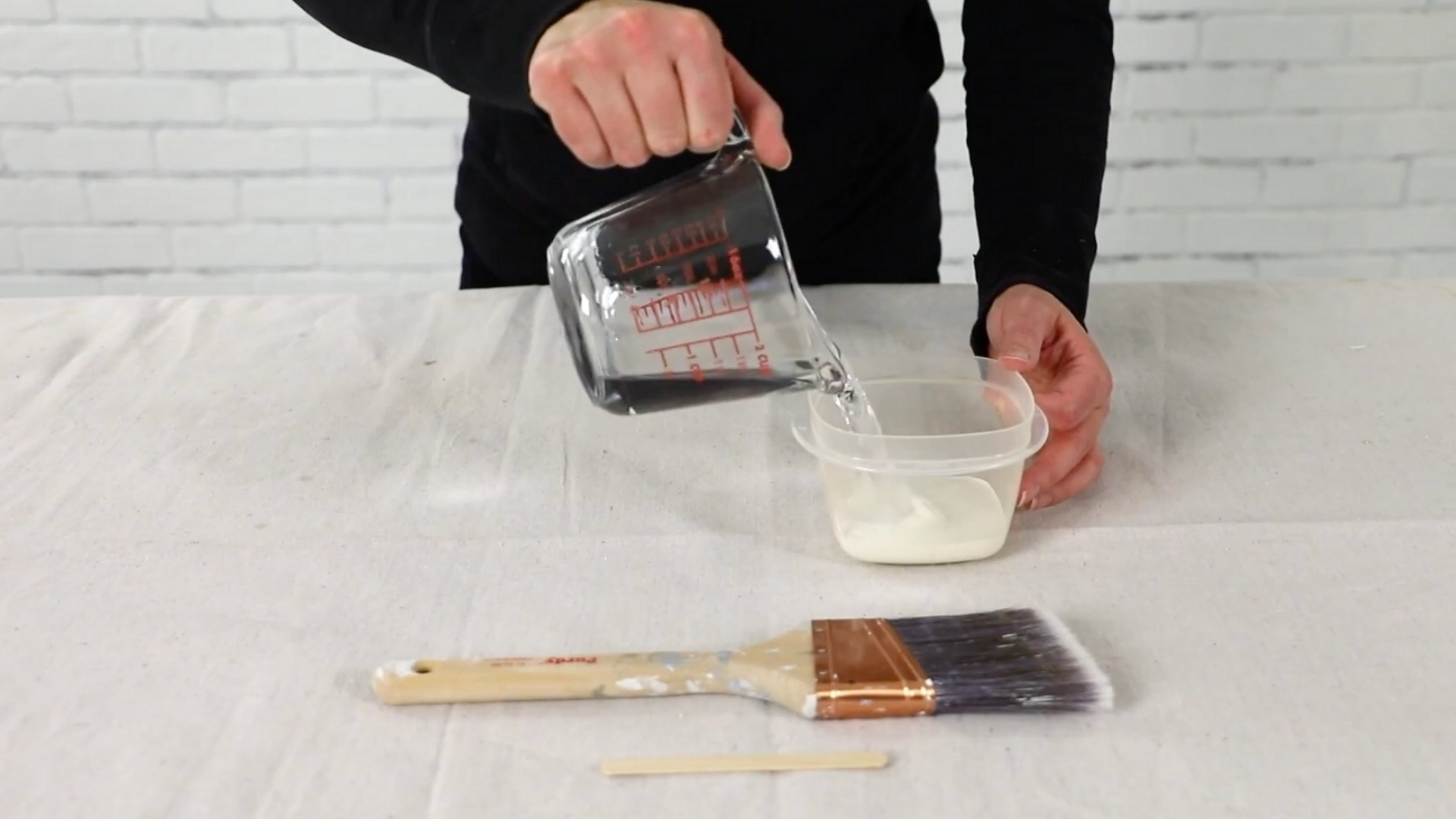 mix whitewash solution