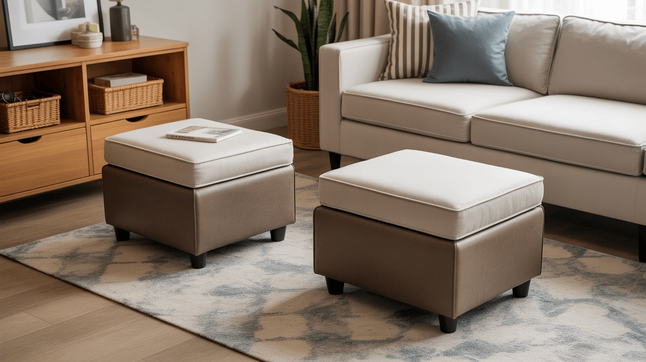 ottomans for living room