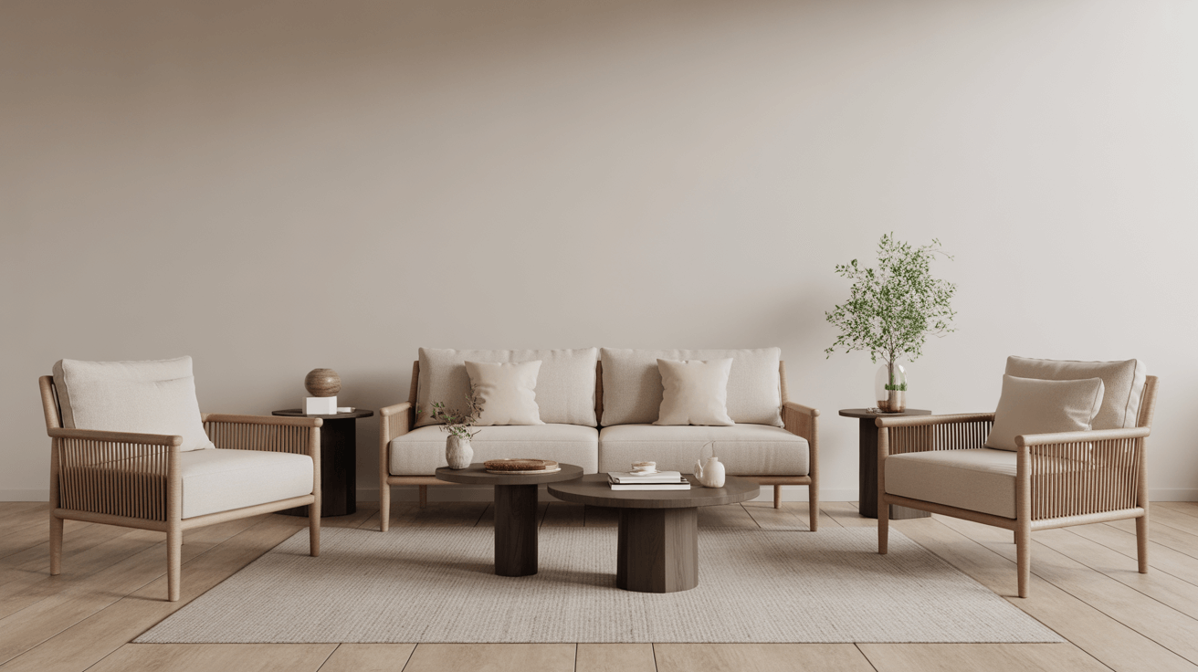 slim furniture for compact rooms