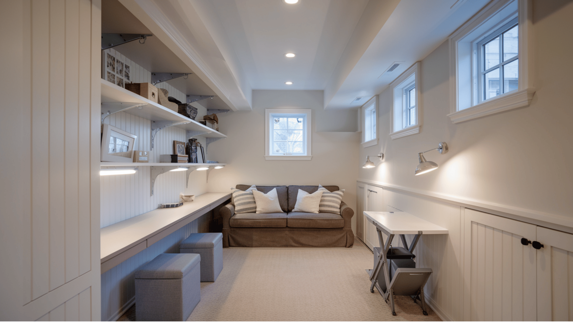 small basement layout ideas