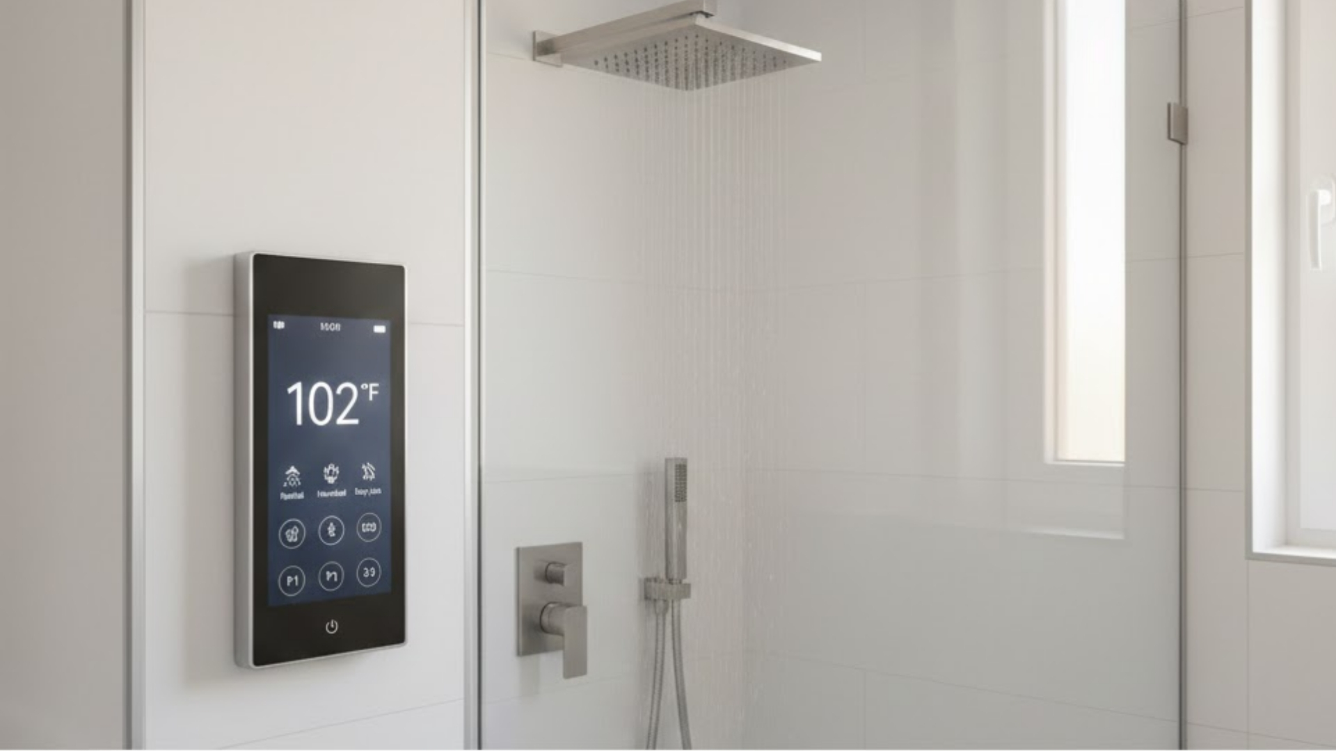 smart showers with digital controls and customization