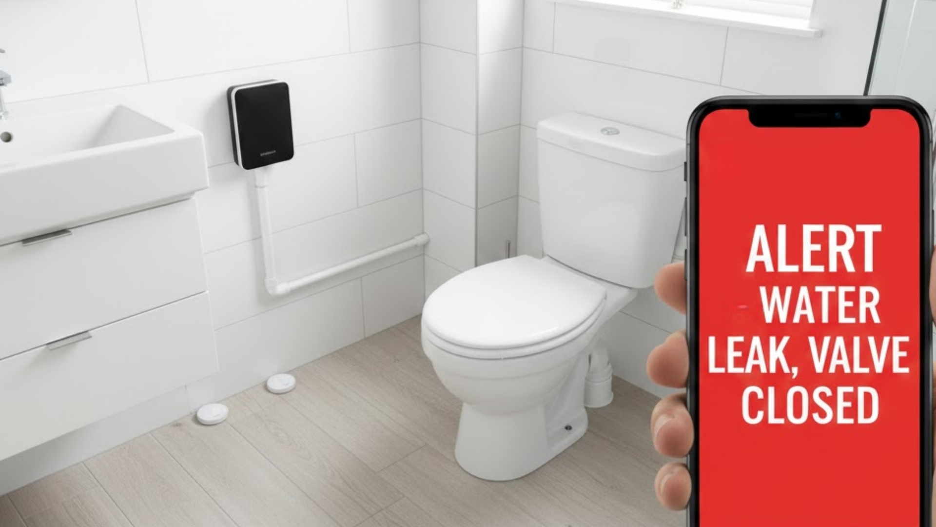 water leak detectors and automatic shutoff valves