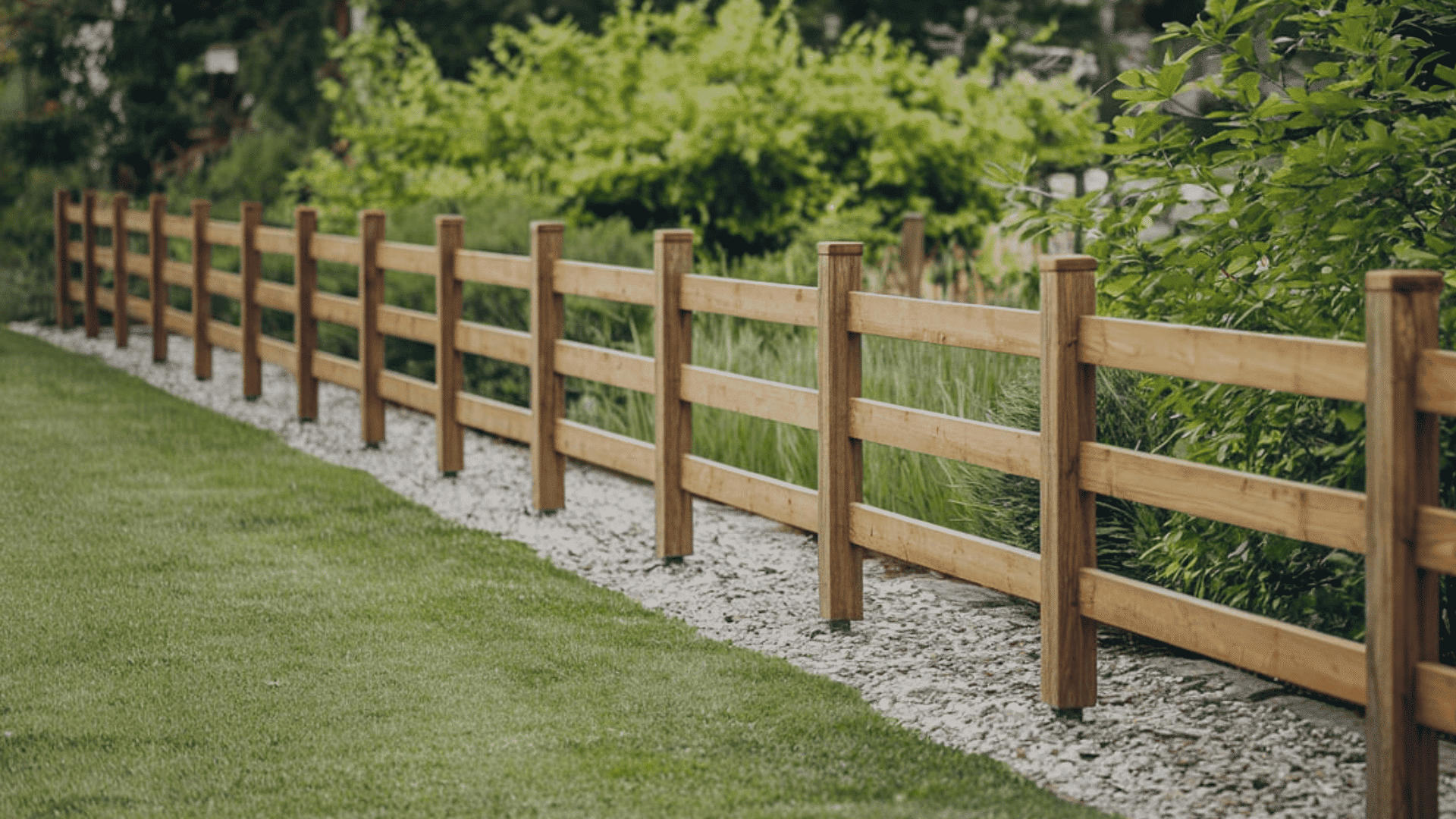 post and rail fence ideas