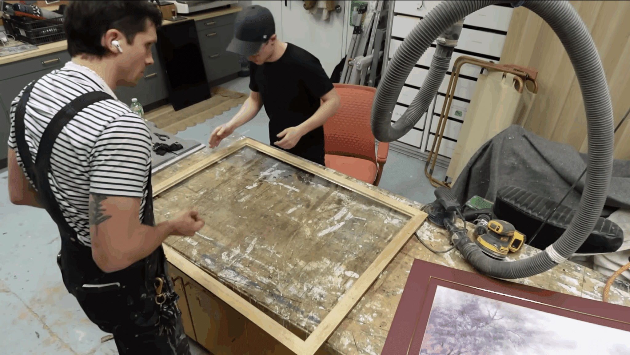 prep the frame