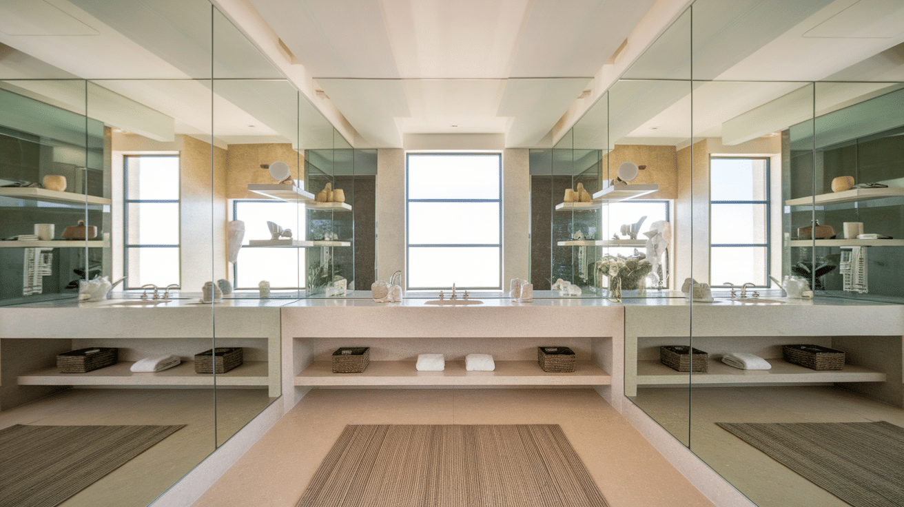oversized mirrors