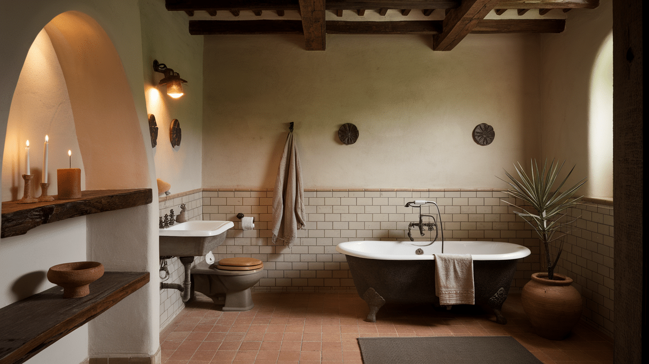 cozy rustic look