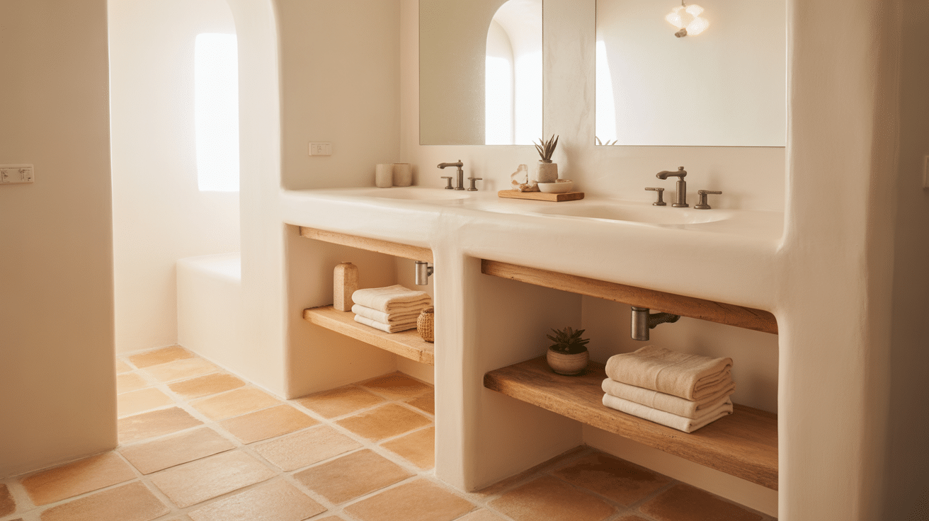 light and airy spanish look