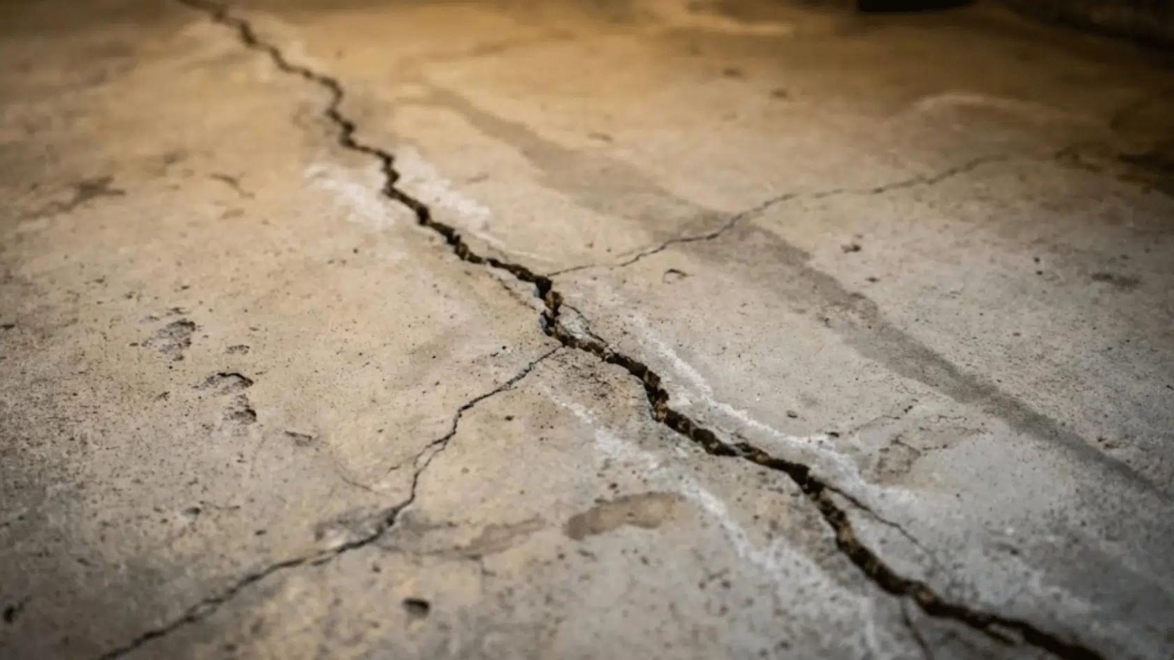Cracks-in-basement-floor