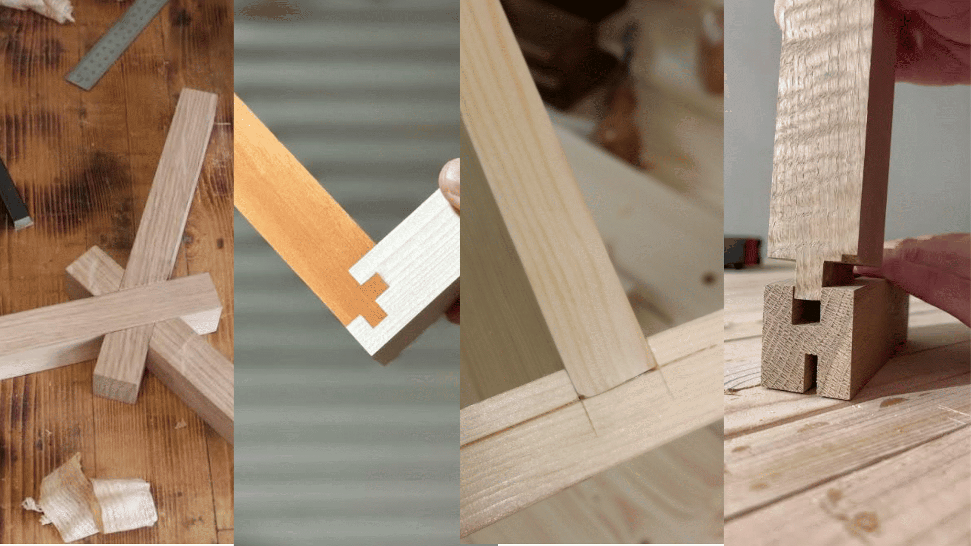 Intermediate lap, rabbet, dado, and tongue joints